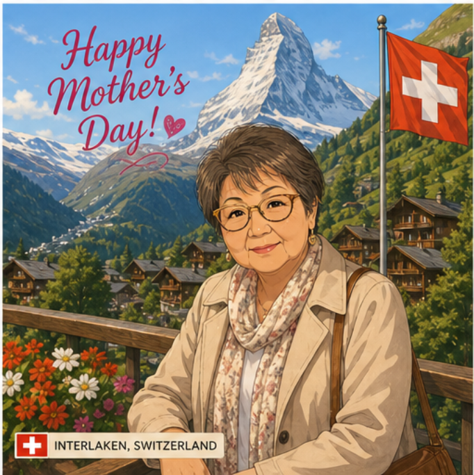 Interlaken Mother's Day card